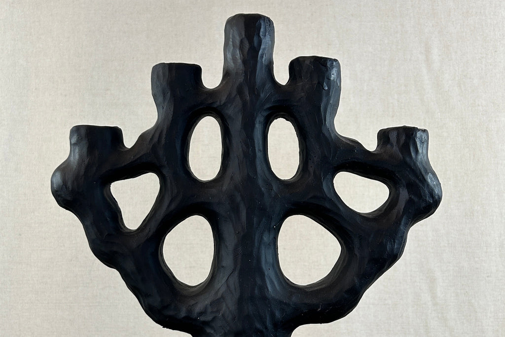 Bougeoir noir