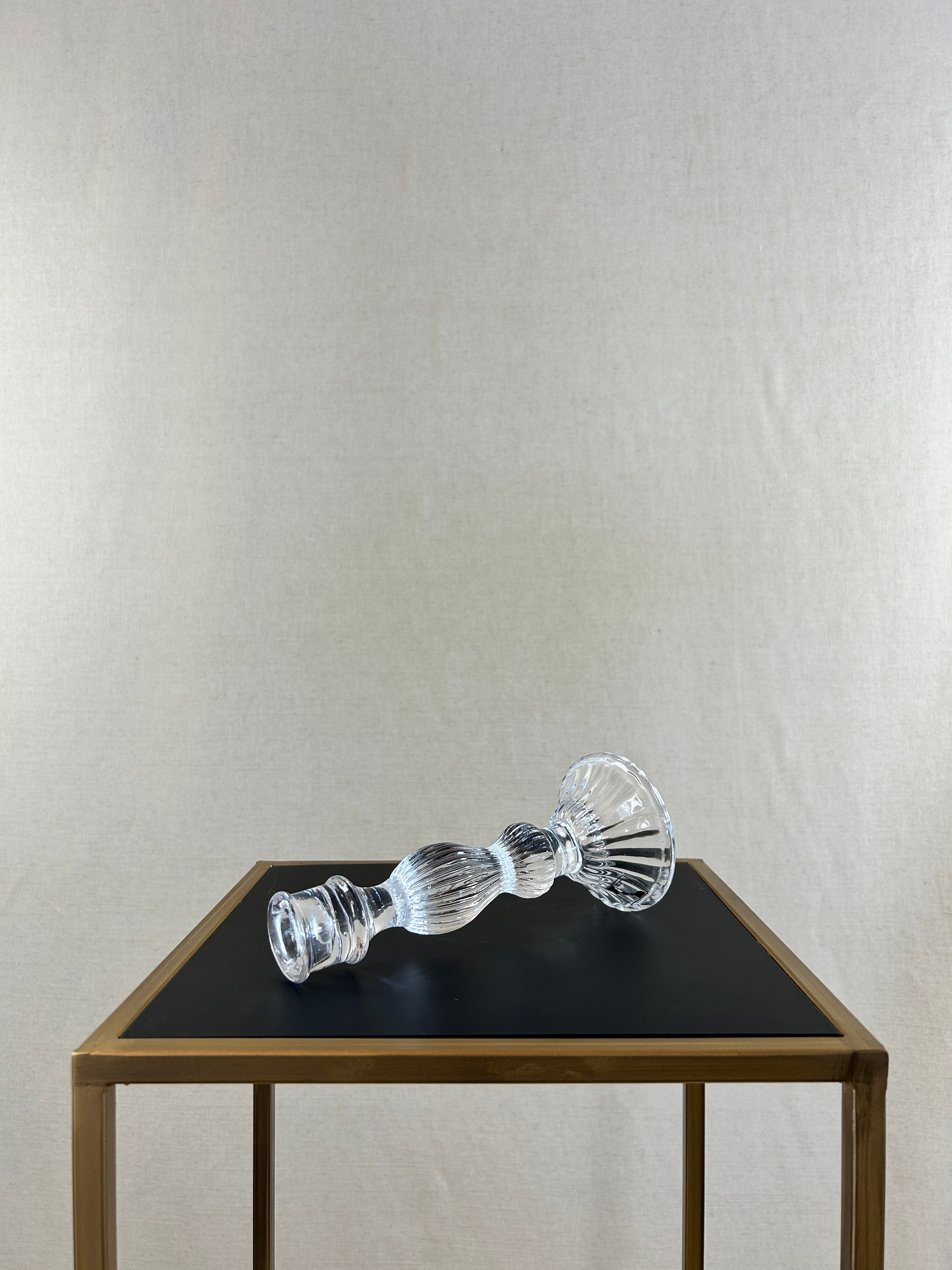 Bougeoir en verre