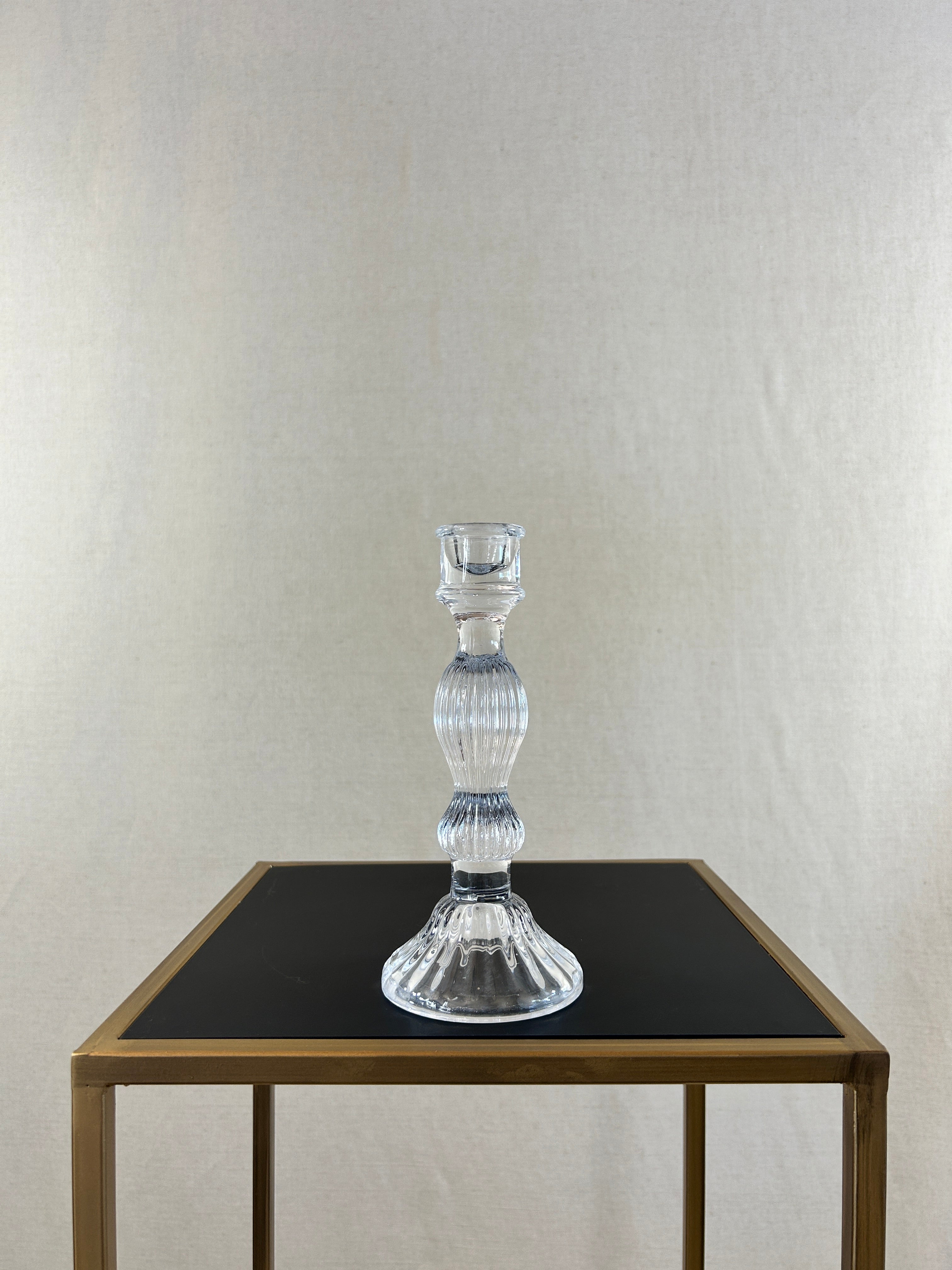 Bougeoir en verre