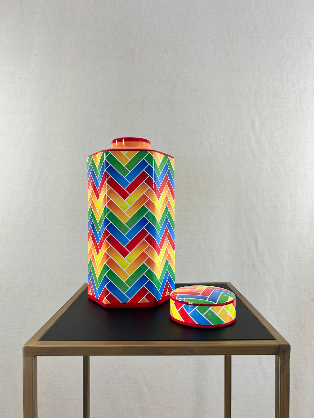 Boîte de rangement coloré