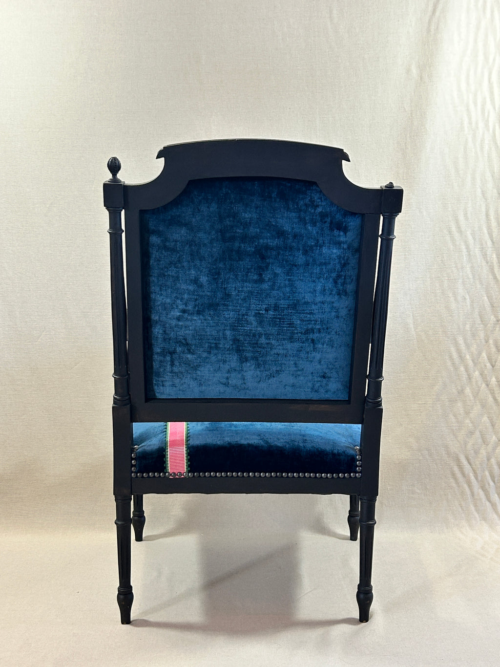 Fauteuil bleu nuit