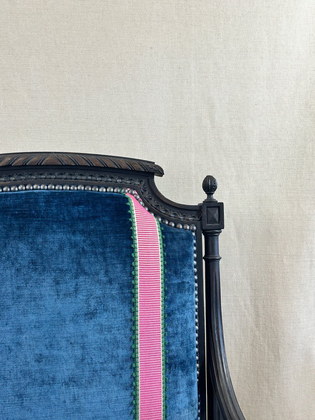 Fauteuil bleu nuit