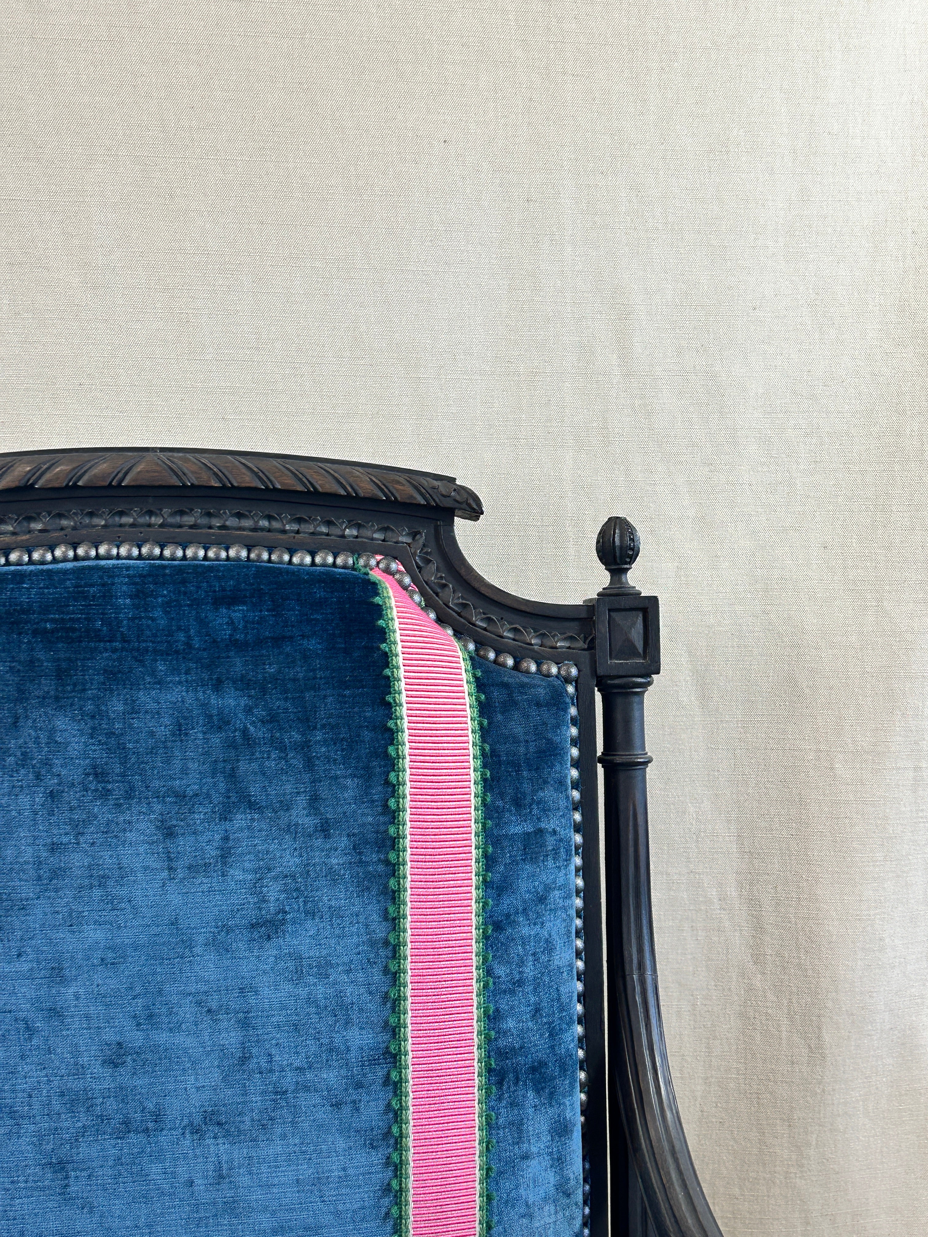 Fauteuil bleu nuit