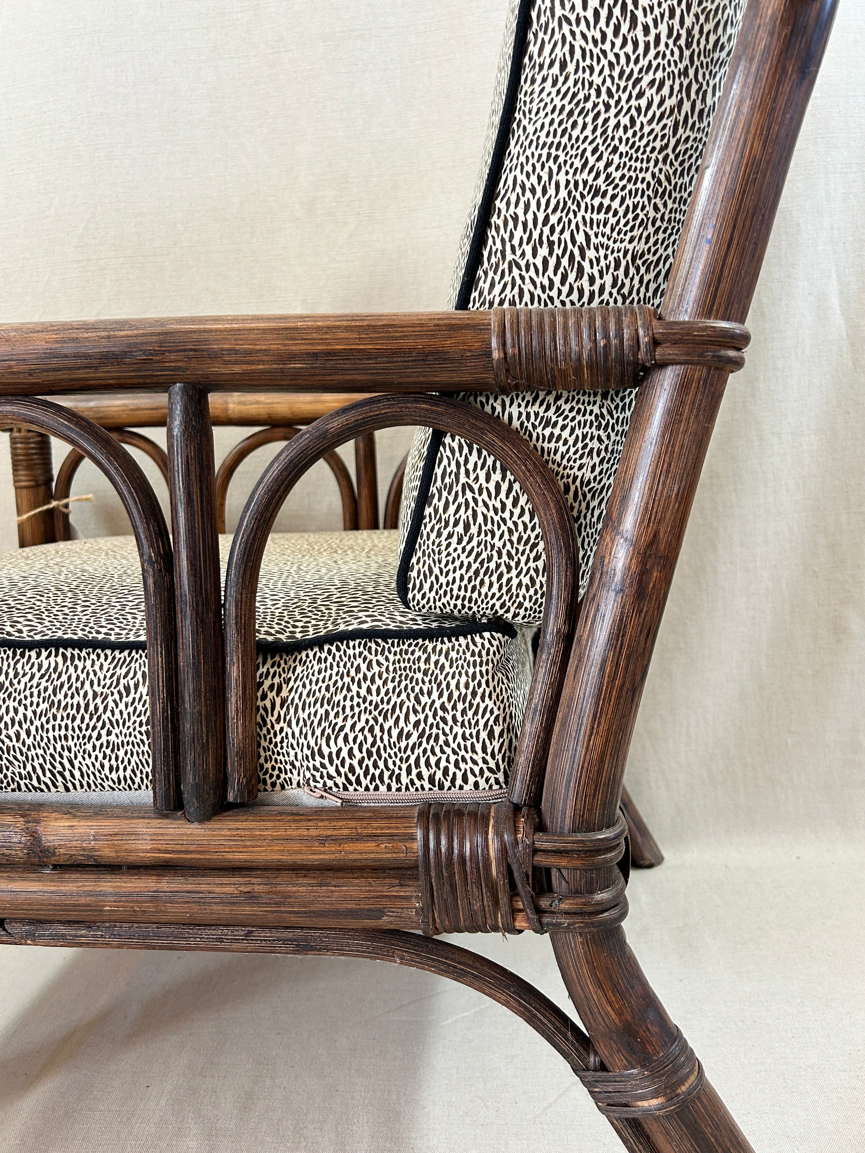 Fauteuils en bambou