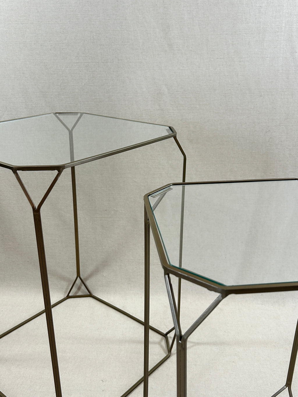 Lot de tables d'appoint